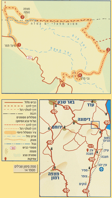 מפת ציר המעיינות הצפוני
