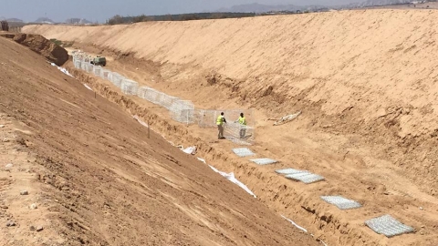 דיפון דופן מזרחית בקינט 8.8.16. צילום:בועז רונן