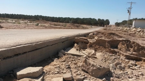 לפני תחילת העבודות. צילום: גלעד ליבני