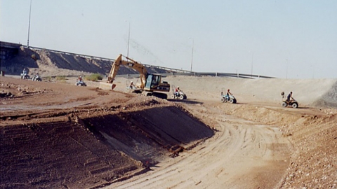 הקמת תעלת נחל רודד 5.2.03