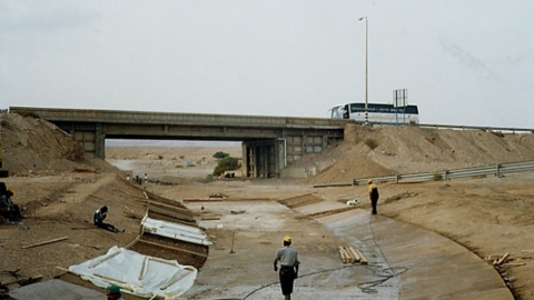 הקמת תעלת נחל רודד 5.2.03