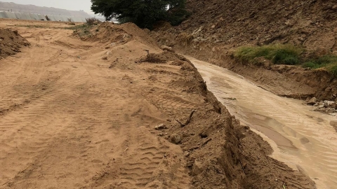 התעלה בעידן 7.2.19. צילום:גיל סלוין